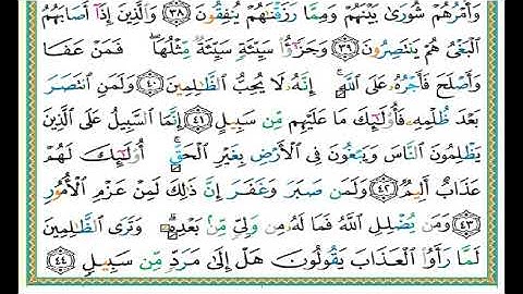 سورة الشورى الصفحة ٤٨٧