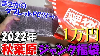 今年は1万円の高級ジャンク福袋？！毎年ヤバい秋葉原の福袋を買ったらまさかの大当たり…？【福袋2022年】