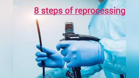 Reprocessing of flexible endoscopes / cleaning and maintenance of endoscopes