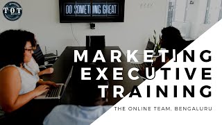 Marketing executive role ...