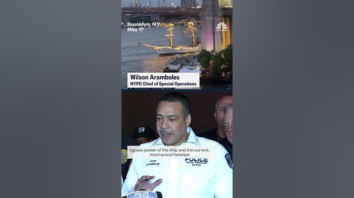 More than a dozen injured after Mexican Navy ship crashes into Brooklyn Bridge