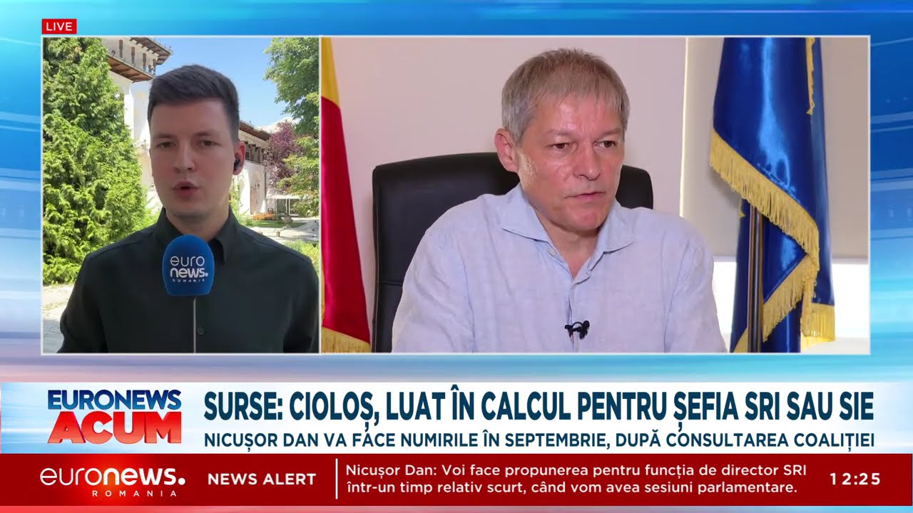 Dacian Cioloș, luat în calcul pentru șefia SRI sau SIE – Surse Euronews