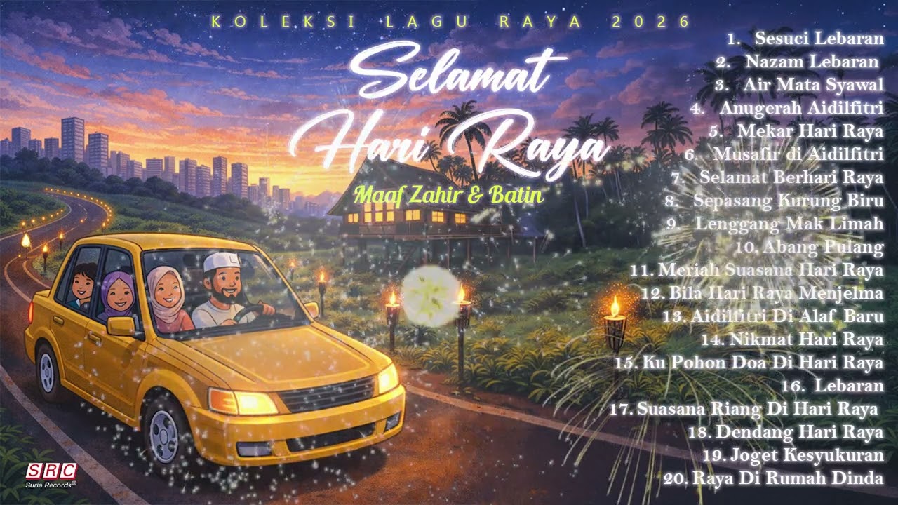 Lagu Raya 2026 🌙 Lagu Balik Kampung Penuh Kenangan \u0026 Keceriaan | Selamat Hari Raya Aidilfitri 2026