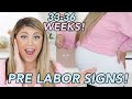 EARLY LABOR SIGNS! | 36 WEEKS PREGNANCY UPDATE! @LIFE OF MADDY