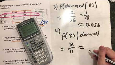 At least one probabilities and conditional probabilities