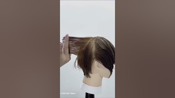 Hướng dẫn cách cắt tóc tém nhật