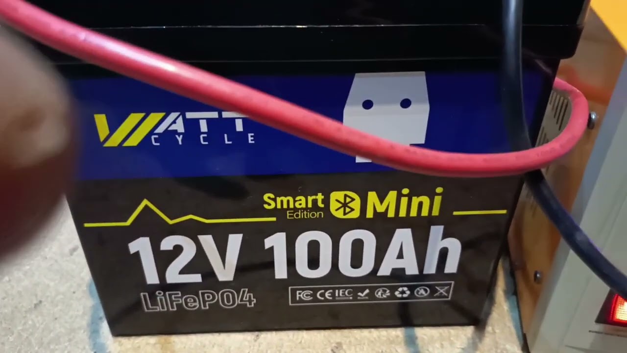 Wattcycle 12v 100Ah Sanyis teszt