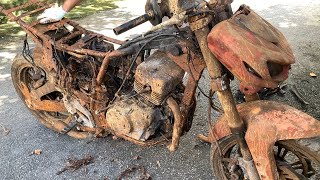 Full Restoration Old motorcycles up| Restored Twostroke  engine USA #rebel2r Full