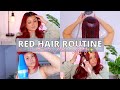 MY RED HAIR ROUTINE ♡ Hair Care, Styling Tools + Tips & Tricks