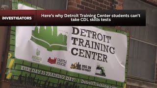 Here’s why Detroit Training Center students can’t take CDL skills tests