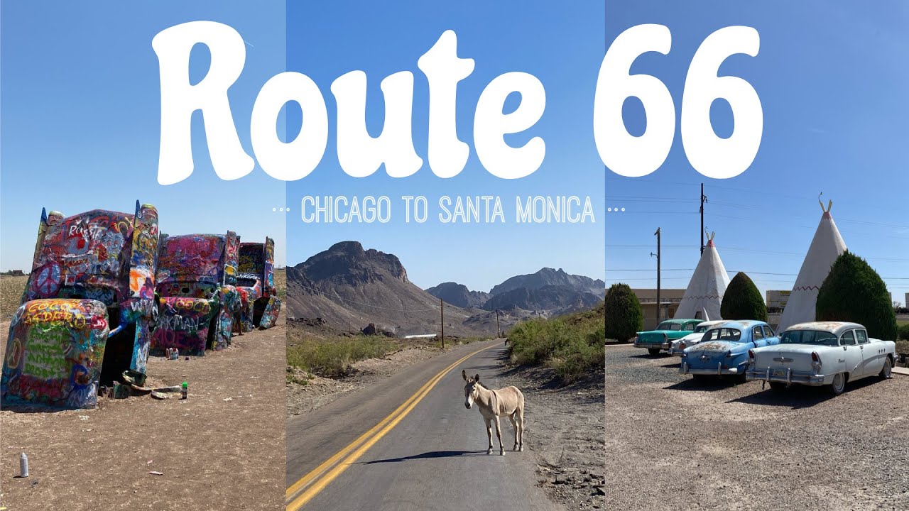 CHICAGO TO SANTA MONICA IN A WEEK🚙💨 | Route 66 Roadtrip Montage