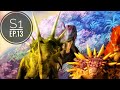 Dinosaur kinghindi ep13  season 1 escape from zeta point dino cards p2hindi audio from 717