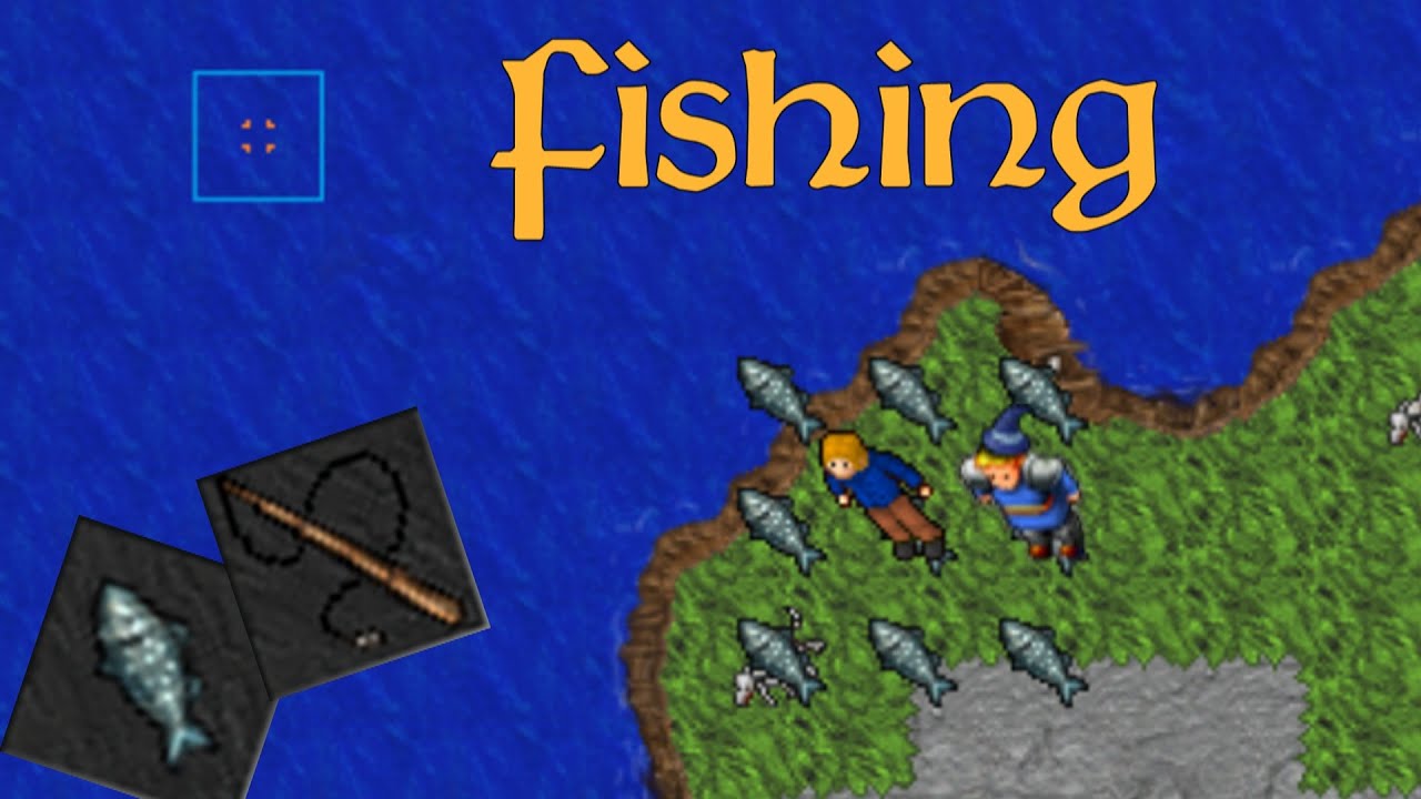 Tibia Fish Auto FISHING | OldBot Tibia Bot - YouTube