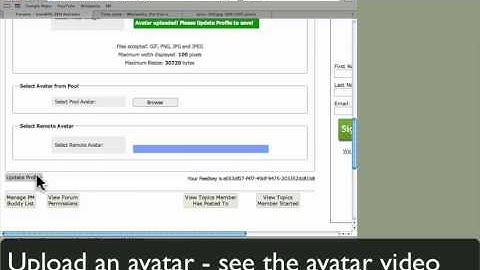 How to edit a Simple:Press Forum Profile
