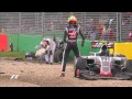 Alonso and Gutierrez crash | Australia Grand Prix 2016
