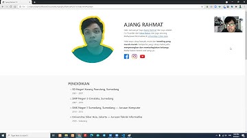 Vlog UTS Pemrograman Web | Curriculum Vitae #unsia #UNSIA