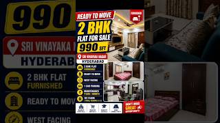 2 BHK Furnished Flat for Sale in Sri Vinayaka Nagar Hyderabad |#shorts #2bhk #flat