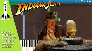 RAIDER'S MARCH from Indiana Jones and the Raiders of the Lost Ark (Piano Cover) + Sheets & Midi screenshot 3