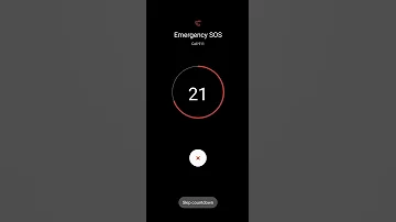 Samsung OneUi5 Emergency SOS Screen and Sound