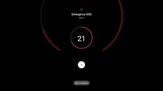 Samsung OneUi5 Emergency SOS Screen and Sound