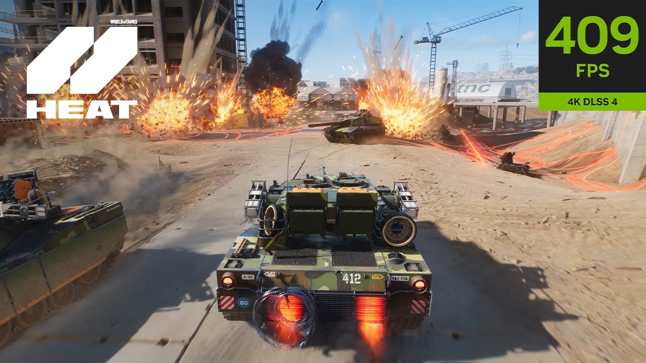 World of Tanks: HEAT | 4K NVIDIA DLSS 4 Trailer - YouTube