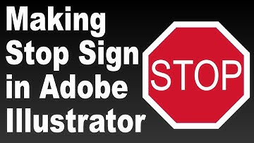 Illustrating Stop Sign in Adobe Illustrator
