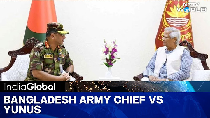 Bangladesh News | Muhammad Yunus-bangladesh Army Chief Tensions On The Boil