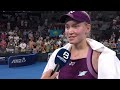 Rybakina REACTS to Winning Her 2026 Season Opener! 🎾