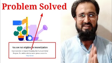 You Are Not Eligible For Monetization Problem Solved🔥🔥