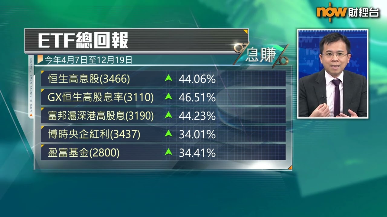 【息賺】點揀高息股ETF？