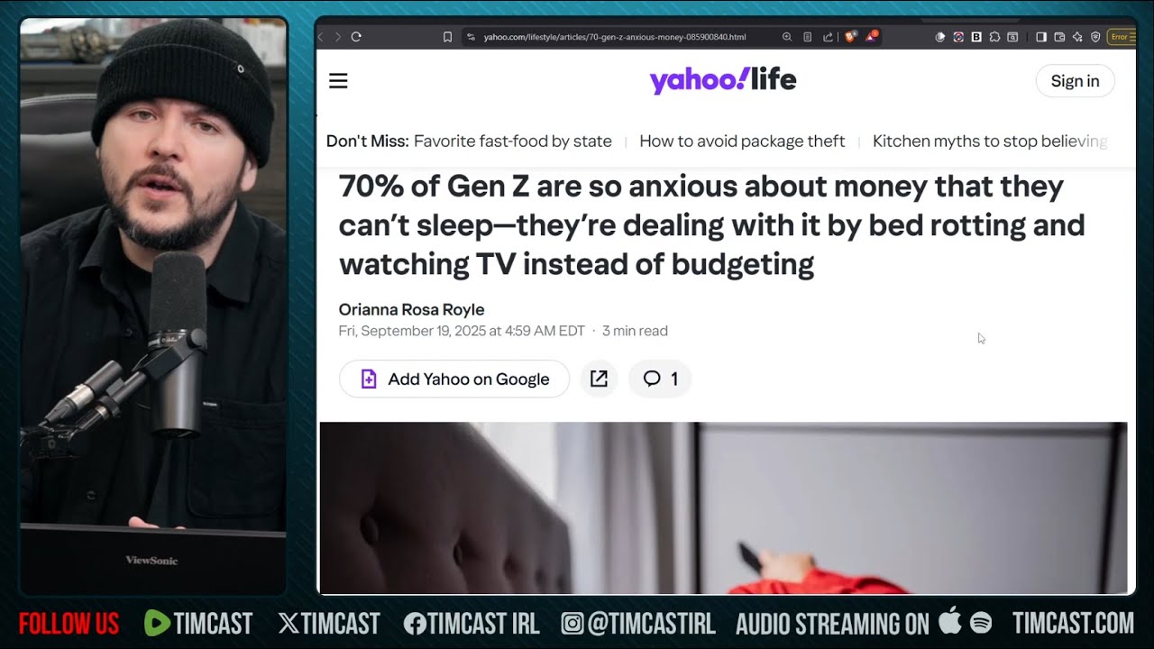 Gen Z HAS GIVEN UP, Lie Around Bed Rotting, But Many Turn To Trump And Christianity| Tim Pool Gen Z HAS GIVEN UP, Lie Around Bed Rotting, But Many Turn To Trump And Christianity| Tim Pool