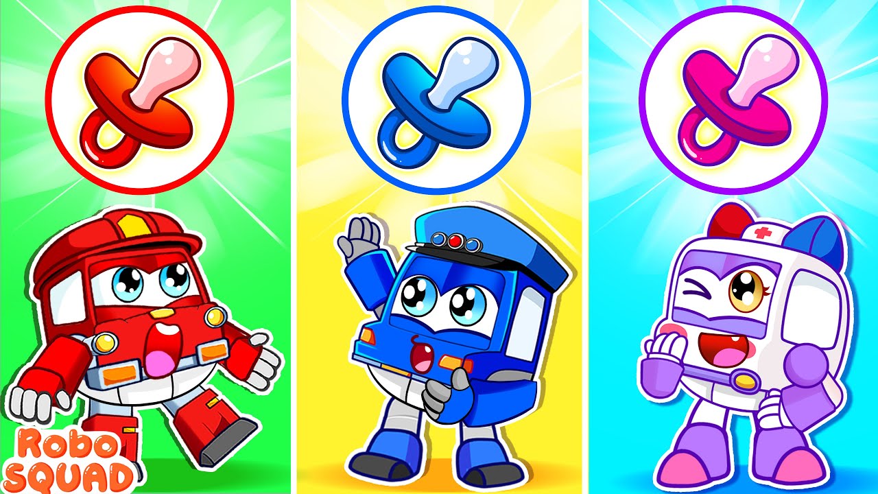 Learn to Take Care of Babies 🌈 Baby Care ✨ Fun Stories - Educational - Kids Cartoon- RoboSquad