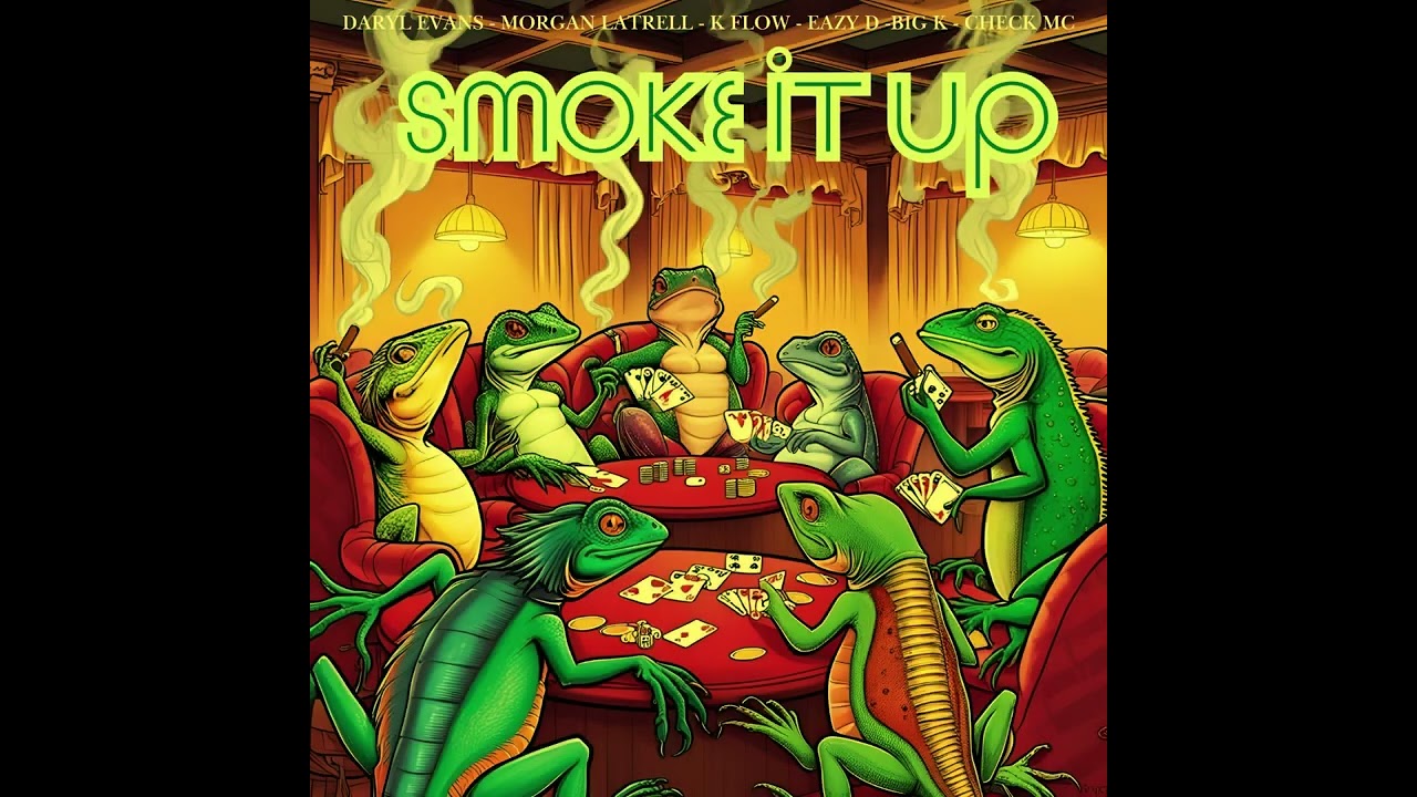 Daryl Evans ft Morgan Latrell, Eazy D, K Flow, Big K & Check MC - Smoke It Up Audio Video