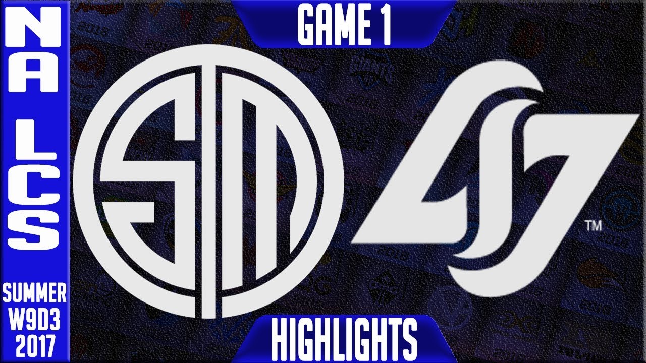 TSM vs CLG Highlights Game 1 Week 9 NA LCS Summer 2017 Team Solomid vs CLG