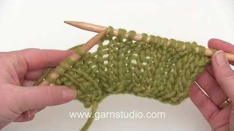 How to increase in purl stitches