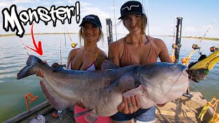 Fishing New Water For Deep Giants & Rare Fish!!! (108 Degrees!!)