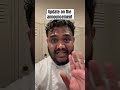 Update on the announcement #beard #shorthair #vlog #usa #announcement #newvideo#somethingnew#indian