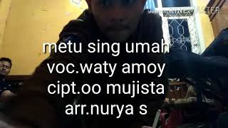 Proses pembuatan lagu metu sing umah new single 2019 voc.waty amoy cipt.oo mujista