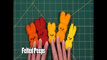 Take Home Workshop: Felted Peeps
