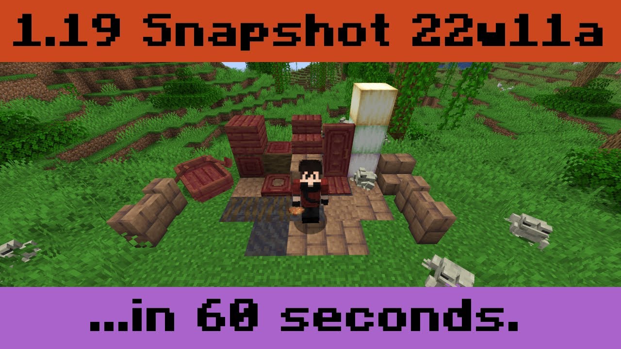 Minecraft 22w11a in 60 seconds...