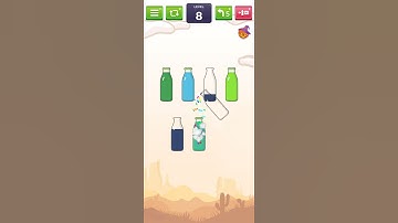 Liquid sort puzzle - Gameplay - Level 8