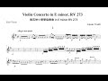 Vivaldi violin concerto in e minor rv 273 e