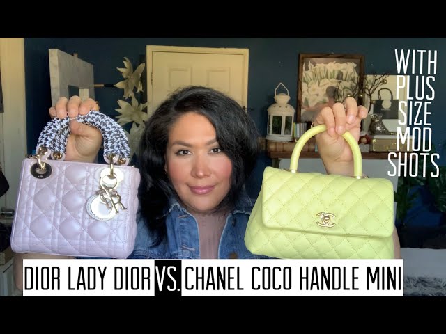 Chanel Coco Handle Mini vs My Lady Dior Mini Lotus Pearl 