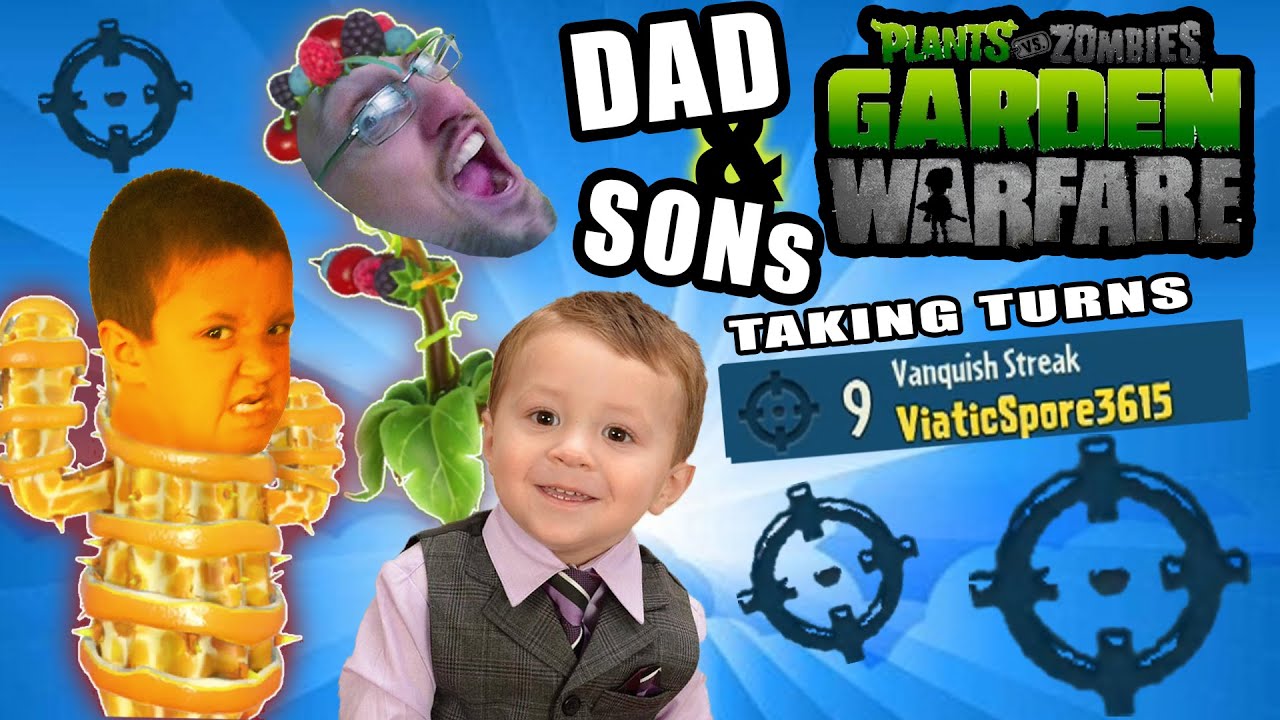 online co-op steam games Dad & Sons take turns in Gardens & Graveyards! Vanquish Streak w/ Chase & Mike (PVZ Garden Warfare)