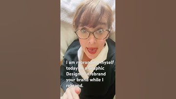 I am rebranding the rebranded  today as a Graphic Designer! #rebrand your rebrand