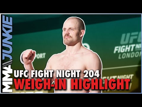 #UFCLondon full weigh-in highlight: All 24 fighters hit mark