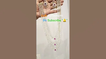 G J Polish Diamond Long Hara Imitation Jewellery Collections Ytshorts Trending Shortvideo Shorts 