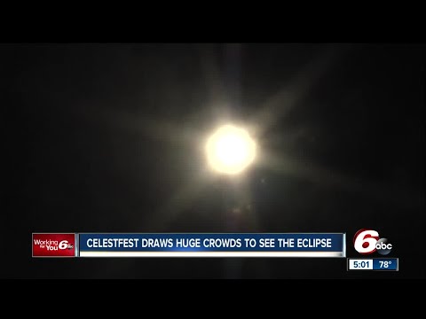Celestfest draws huge crowds to see the solar eclipse