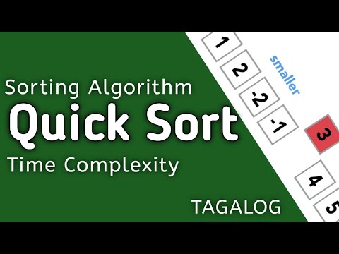 QUICK SORT ALGORITHM