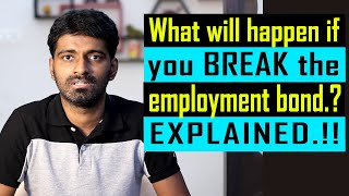 Consequences of breaking the employment bond or contract | Telugu | 2021 | Software Lyf screenshot 4